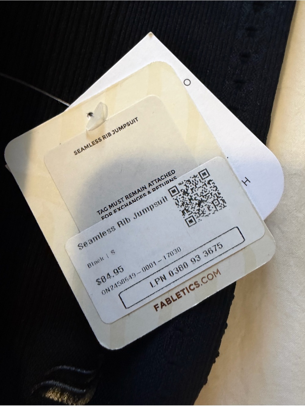 Fabletics Ribbed Jumpsuit Romper - Picture 3 of 4